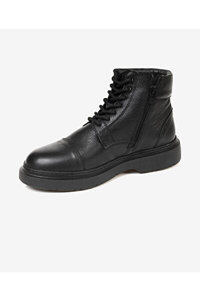 Greyder Erkek Siyah Hakiki Deri Casual Bot 3K1UB75166