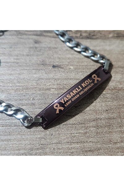 fırsatlar diyarı Meme Kanseri Farkındalık Bilekliği Lenf Ödem Bilekliği Yasak...