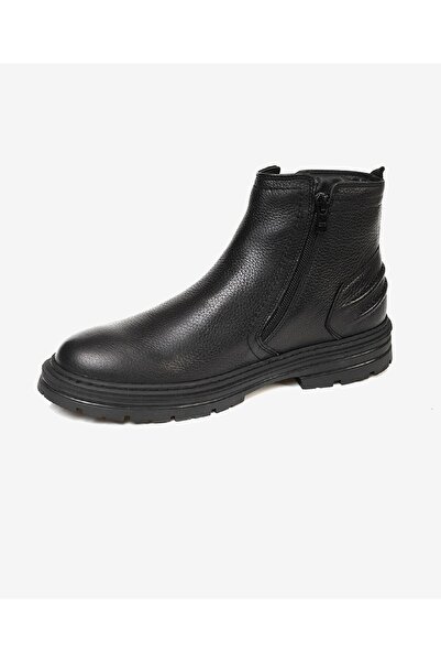 Greyder Erkek Siyah Hakiki Deri Casual Bot 3K1KB75169