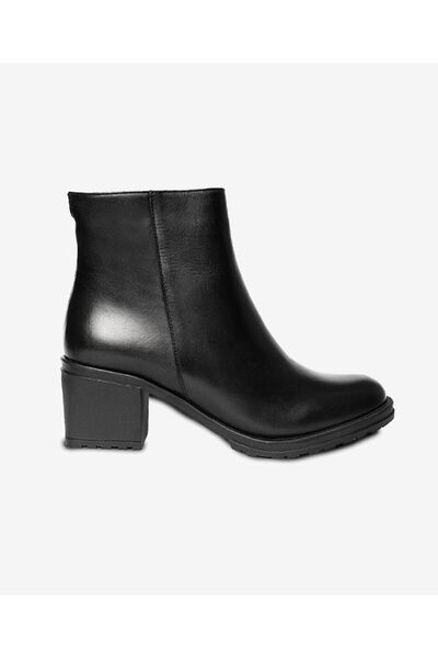 Greyder Kadın Siyah Hakiki Deri Topuklu Bot 3K2UB72210