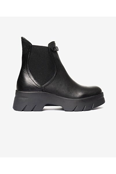 Greyder Kadın Siyah Hakiki Deri Chelsea Bot 3K2OB32962