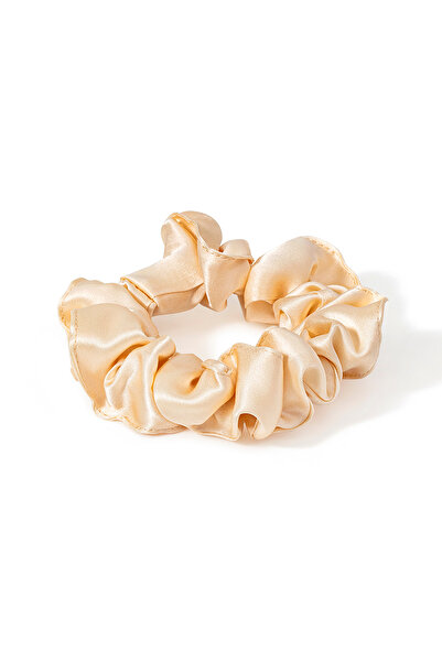 Beauty Pillow %100 İpek Saç Tokası Bej Renk