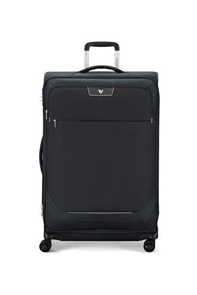 Roncato Siyah Büyük Boy Çekçekli Kumaş Valiz JOY TROLLEY EXPANDABLE Nero