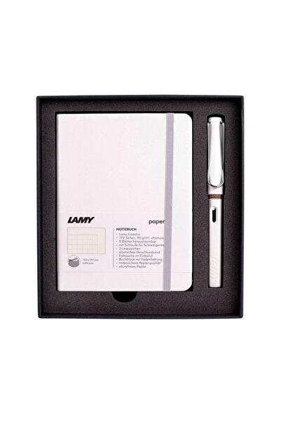 Lamy A6 Defter Safari Dolma Kalem Set Beyaz