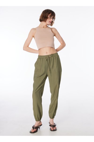 FABRIKA COMFORT Trousers, 46, Haki