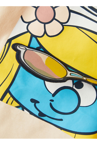 name ıt Cream Baby Girl Crew Neck Short Sleeve Printed T-Shirt 13217769