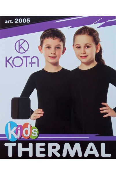 KOTA İÇ GİYİM Kota 2005 Kız /erkek Ünisex Çocuk Thermal(TERMAL) Badi (ÜST) 2 ...