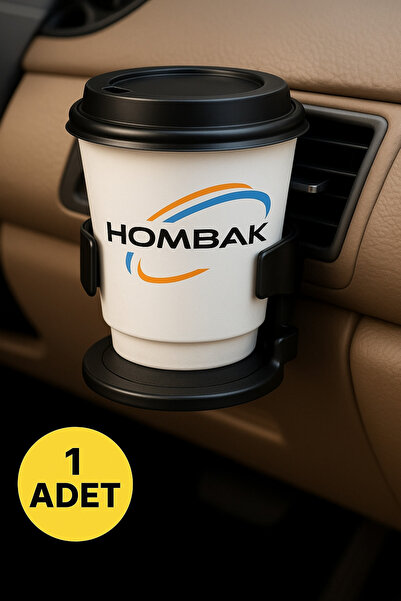Hombak 1 Τεμάχιο - Θήκη για ποτηράκια αυτοκινήτου - Τασάκι και θήκη για ποτηρ...