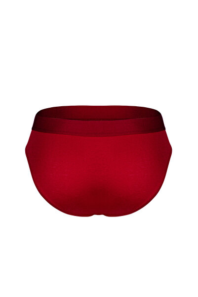 darkzone Men's Elastic Bamboo Claret Red Boxer Dznbm6307