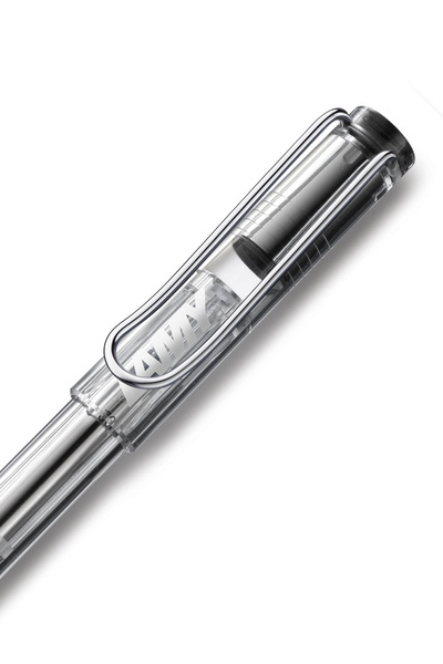 Lamy Vısta Roller Kalem Metal Klips Şeffaf