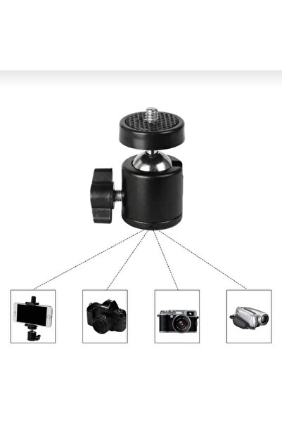 DR.HANA KOREA 360 oynar topuz Tripod bağlama aparatı eylem kamera kafa topu adaptörü beşik topu kafa kilidi