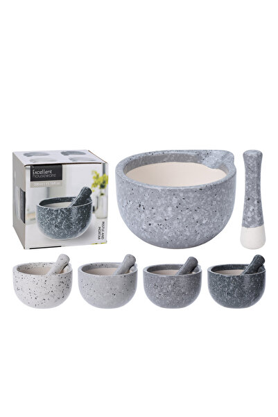 BOYNER EVDE Granit Görünümlü Havan Sarımsak Ezici 330 ml