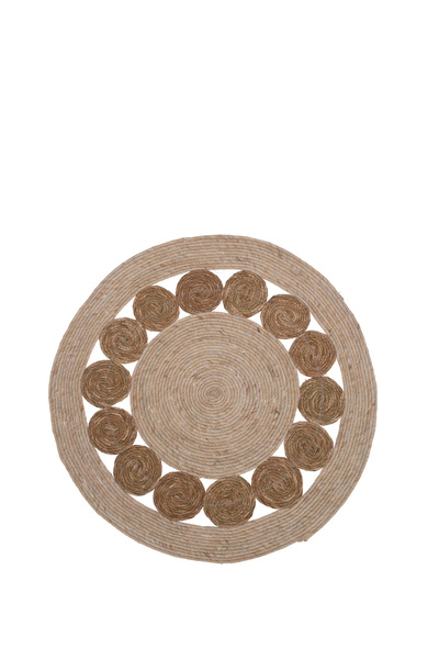 BOYNER EVDE Hasır Yuvarlak Halı 80 cm