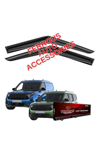 ferrous autoaccessories Ford Transit Courier Fitil Üstü Ferrous Cam Rüzgarlığ...