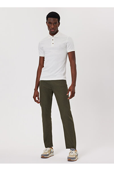 Lee Cooper Ανδρικό μπλουζάκι Polo Neck Ecru 232 LCM 242059 TYLEN EKRU