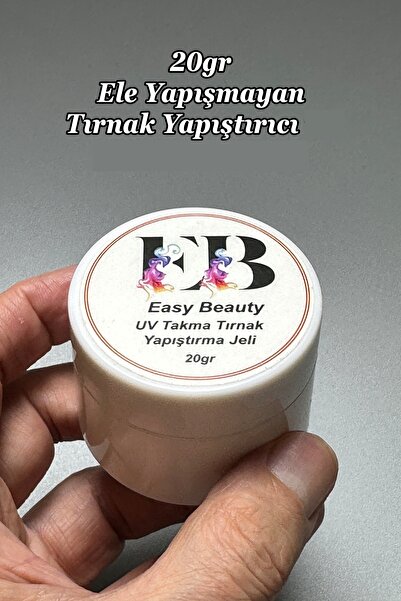 Easy Beauty 20ml Takma Tırnak Yapıştırıcı Hamur Jel Takma Tırnak Yapıştırma Jeli