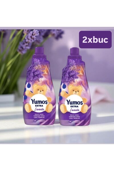 Yumoş 2XBUC Concentrated Fabric Conditioner, Yumos Purple, Lavender, 1.44 L, 60 Washes