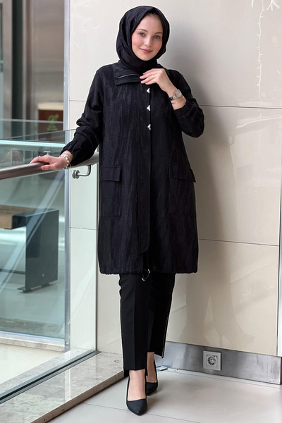 FUAT GÜRSEN Fermuarlı Dışdan Torba Çepli Kap