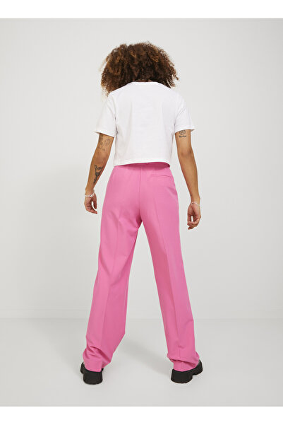 JJXX Yüksek Bel Rahat Fuşya Kadın Pantolon 12200674