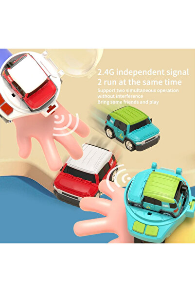 LEBLOU Watch bracelet with toy SUV car inside made of aluminum, battery in the car