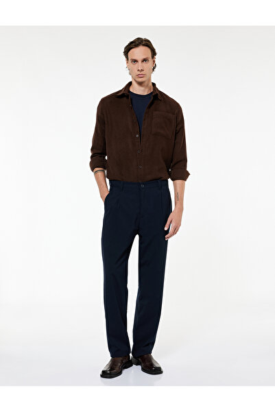 Koton Μακρυμάνικο πουκάμισο με κουμπιά και λεπτομέρεια τσέπης