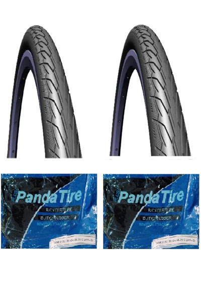 Rubena Mitas 28 Jant 28x1.60 (700x40C) Hook Antipunctre V69 X 2 Adet + Plus Panda İç Lastik Seti