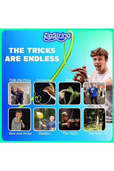 ZipString Original - Classic Rope Launcher Toy, Vivacious Violet