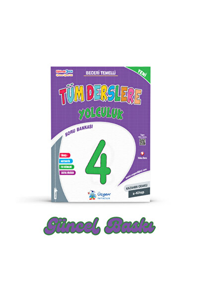 Üçgen Yayıncılık Üçgen 4 Sınıf Tüm Derslere Yolculuk - Yeni