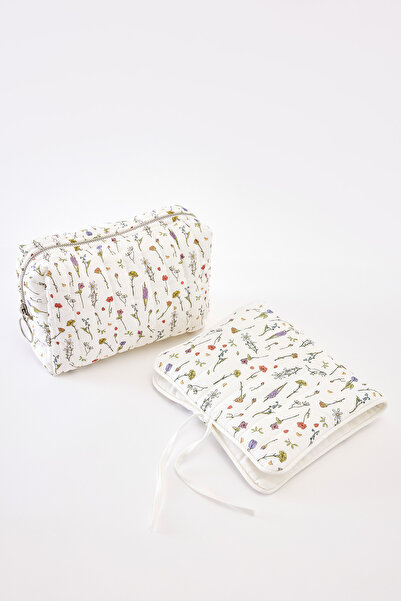 Atelier Babbi مجموعة هدايا للعناية بالأطفال مصنوعة من القطن بنسبة 100% - ربيع