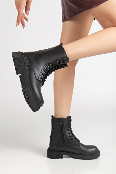 Cyber Fur Boots Rubber Durable Sole Water Repellent