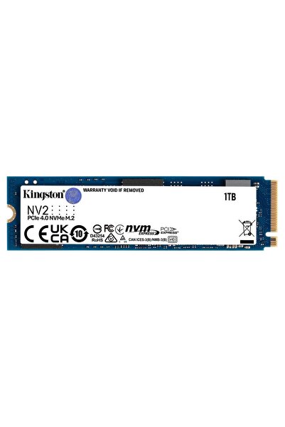 Kingston NV2 SNV2S/1000G 1TB (3500/2100MB/s) M.2 2280 PCIe 4.0 NVMe SSD