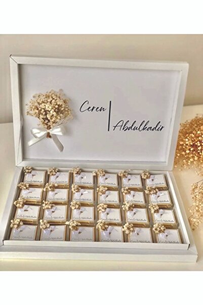 cacagift design Nişan Söz Düğün Nikah Kız Isteme Çikolatası Bohça Çikolatası ...
