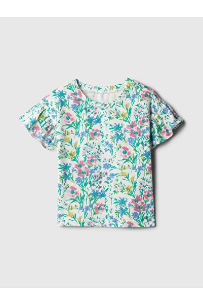 GAP Kız Bebek Çok Renkli Mix and Match Desenli T-Shirt
