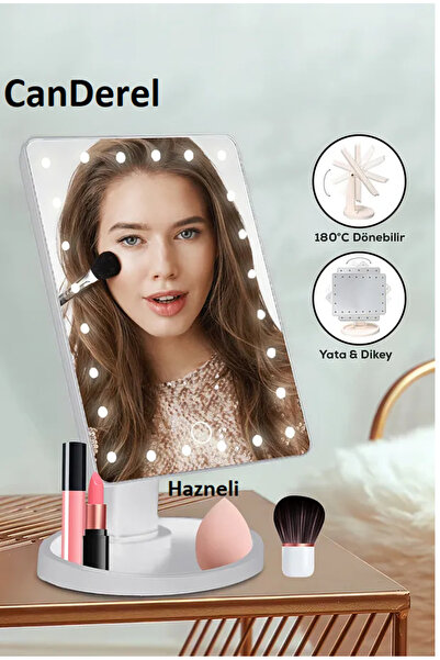 Jetcom Led Işıklı Makyaj Aynası Dokunmatik