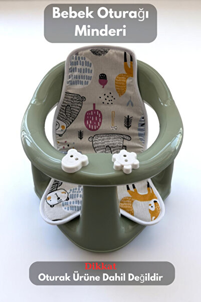 PONÇİK STORE Şekilli Bebek Mama Sandalyesi Minderi - Bebek Mama Oturağı Minde...