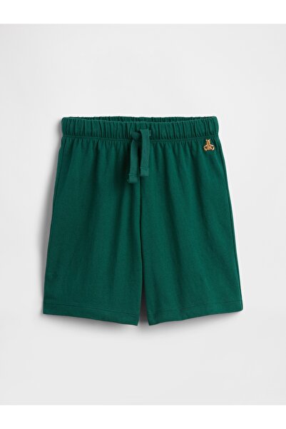 GAP Erkek Bebek Koyu Yeşil Jersey Pull-On Şort