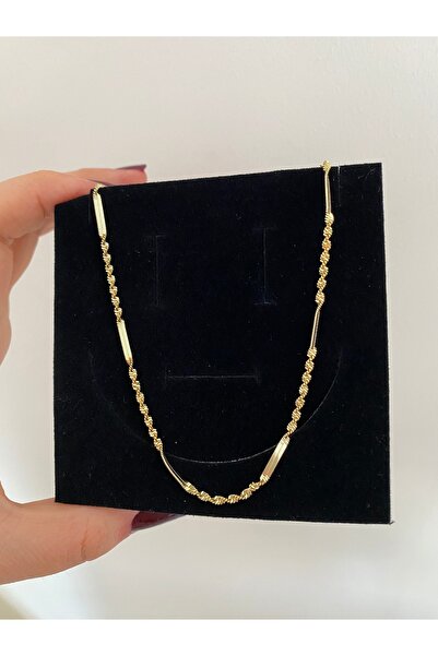 XUPİNGS 14Ayar Altın Rengi Singapur Kolye no2 model 45cm