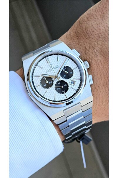 Raymond Rym-280268-Cr Quartz Men's Watch - Steel Case and Sapphire Glass - 2 Years Warranty