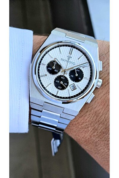 Raymond Rym-280268-Cr Quartz Men's Watch - Steel Case and Sapphire Glass - 2 Years Warranty