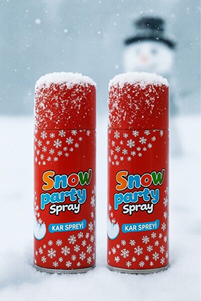 BeySüS Yılbaşı Çam Ağacı Kar Spreyi Erimeyen 2 li