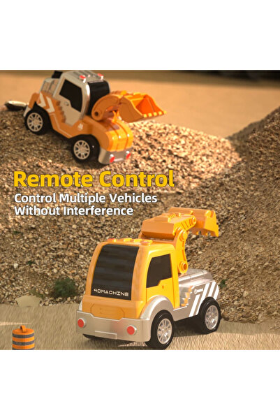 LEBLOU Watch bracelet Excavator toy made of aluminum controllable by remote control battery in excavator