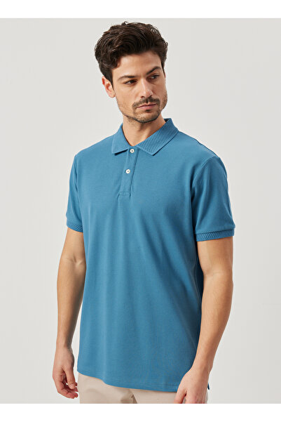 ALTINYILDIZ CLASSICS Gökmavi Erkek Polo T-Shirt 4A9000000001