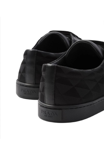 Prada Sport Leather and Patterned Men's Sneakers