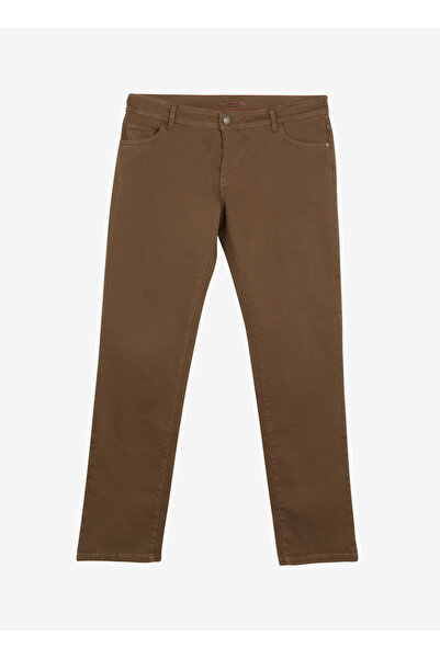 ALTINYILDIZ CLASSICS Normal Bel Dar Paça Slim Fit Vizon Erkek Pantolon 4A1400000101