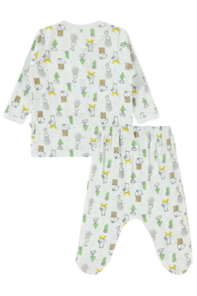 Civil Baby Baby Boy Suit 1-6 Months Ecru