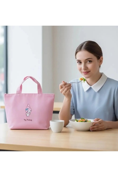 Miniso Sanrio - My Melody Lisanslı Yiyecek Çantası - Pembe