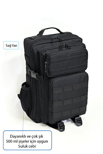 Bagworld Saraciye Mini Taktik Sırt Çantası Günlük Okul Yürüyüş Küçük - Peç Hediyeli - 18 Litre
