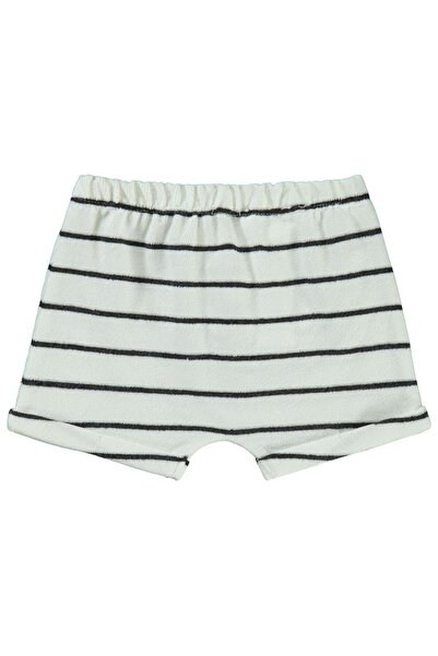 Civil Baby Thessaloniki Striped Labelled 6-18 Months Shorts - Ecru12-18 Months