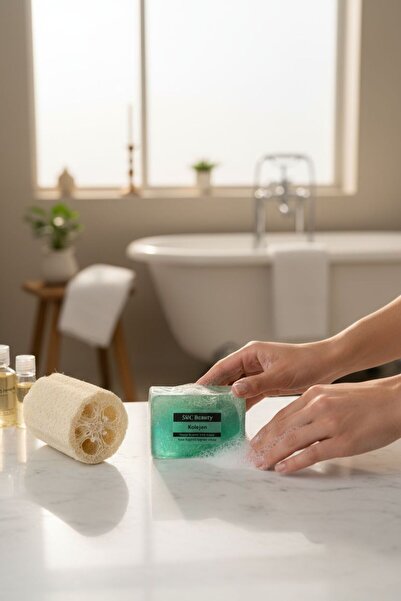 S and C Beauty Doğal Kabak Lifli Kolajen Sabunu