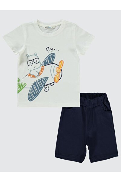 Civil Boys طقم للأولاد من عمر 2 إلى 5 سنوات باللون الأبيض